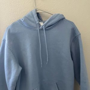 H&M plain blue hoodie